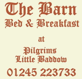 Pilgrims Barn Bed and Breakfast in Little Baddow, near Chelmsford
