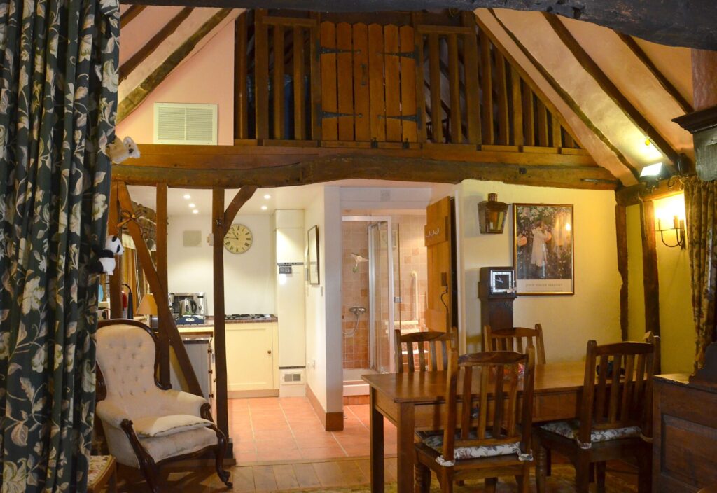 Sitting / Dining area at Pilgrims Barn B&B Sitting / Dining area at Pilgrims Barn B&B