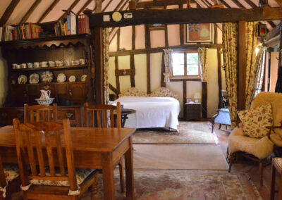 Bedroom area at Pilgrims Barn