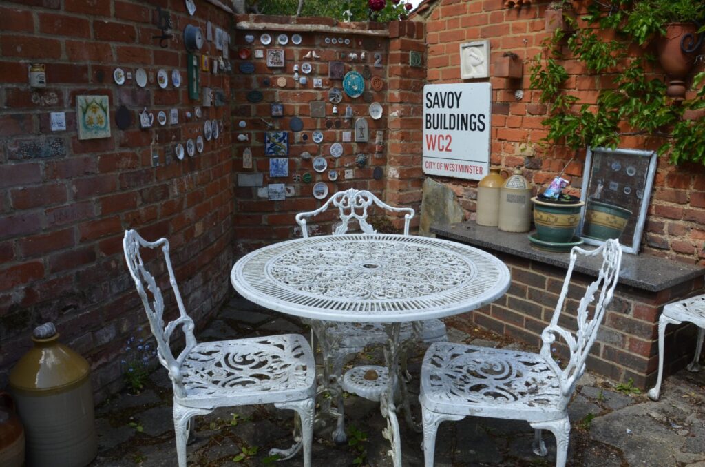 Private Terrace at Pilgrims Barn Bed & Breakfast Private Terrace at Pilgrims Barn Bed & Breakfast