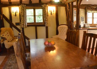 Sitting / Dining area at Pilgrims Barn B&B