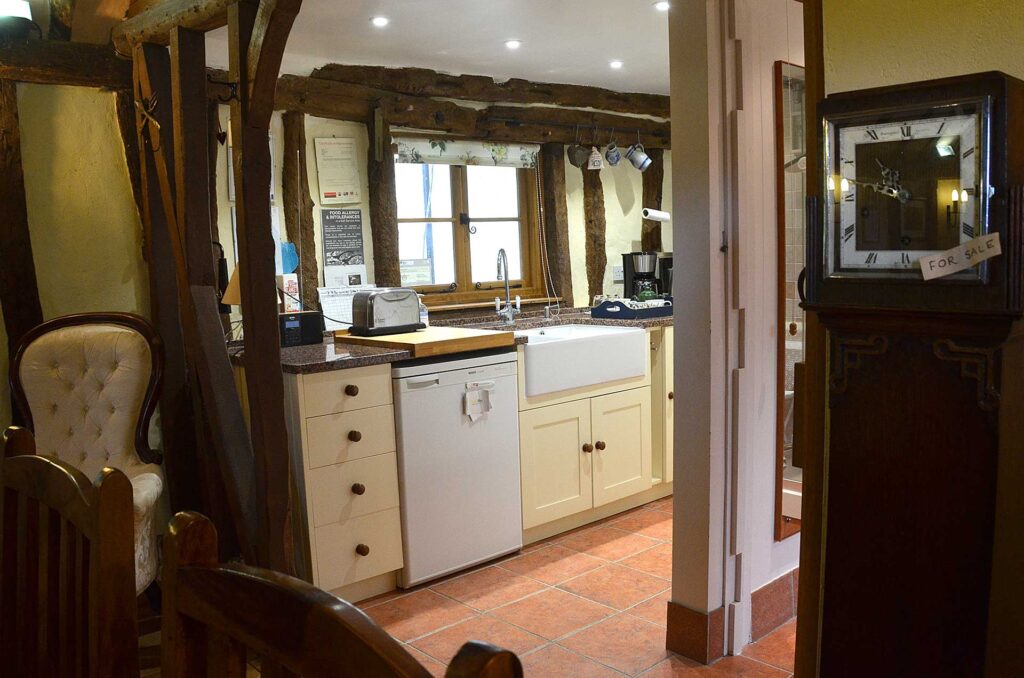 Kitchen area at Pilgrims Barn B&B Kitchen area at Pilgrims Barn B&B