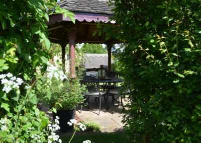 The Pavilion in the garden at Pilgrims Barn